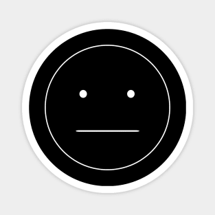 Blank Face :| Minimal Design Magnet